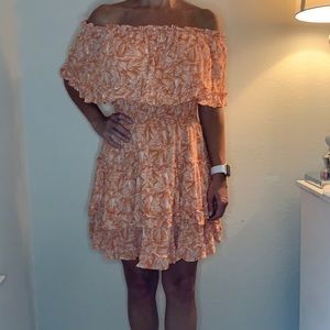 Orange Hawaiian sundress